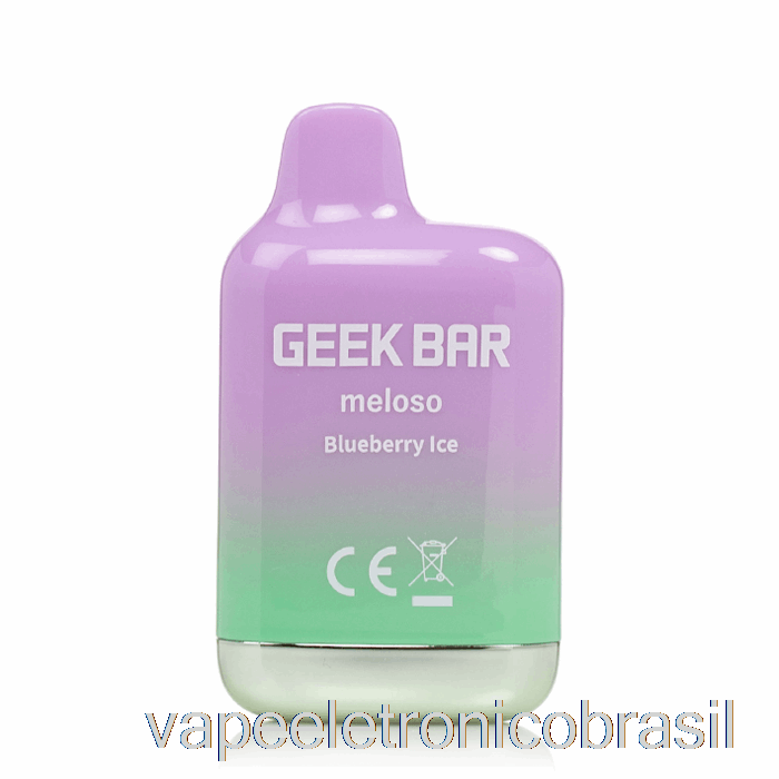 Vape Recarregável Geek Bar Meloso Mini 1500 Descartável Blueberry Ice